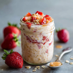 Strawberry Cheesecake Overnight Oats