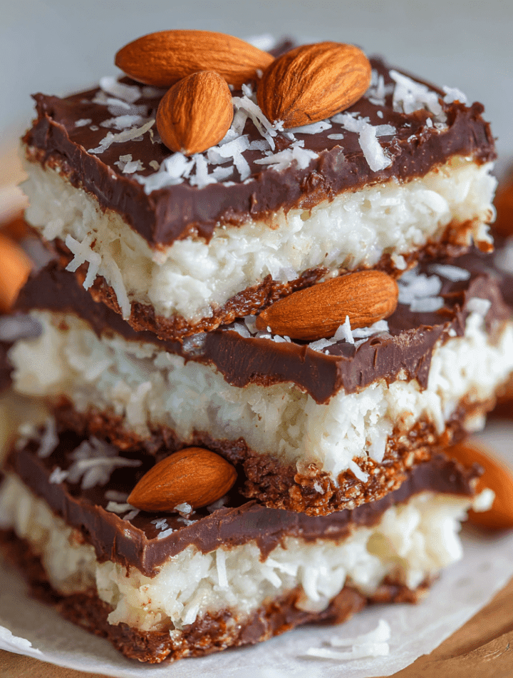Keto Almond Joy Bars