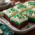 Green Velvet Sheet Cake