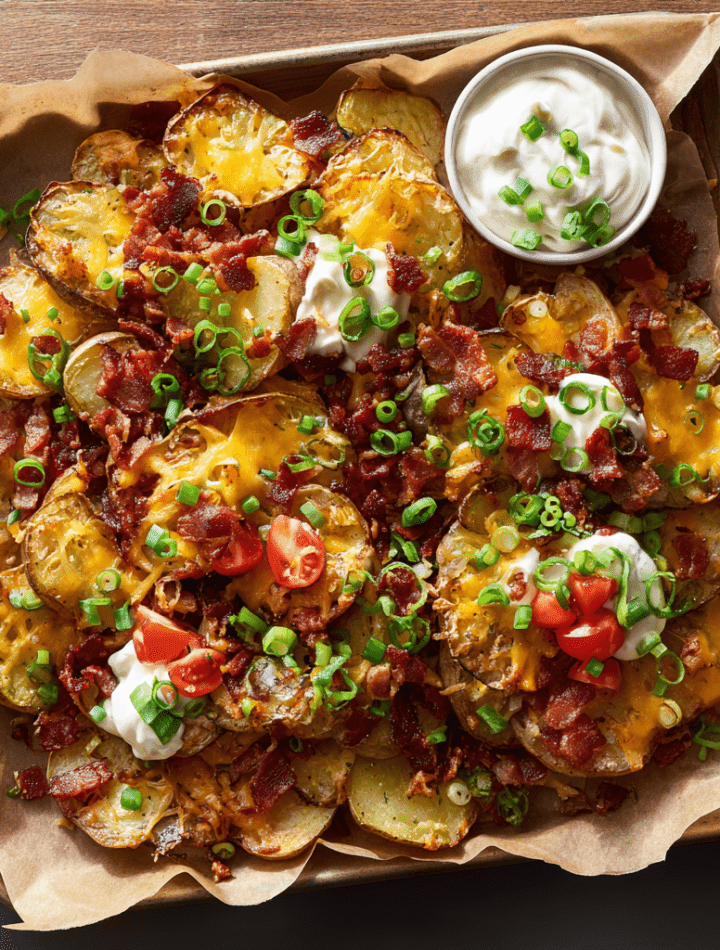 Irish Nachos with Crispy Potatoes