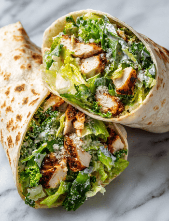 Mexican Chicken Caesar Wrap