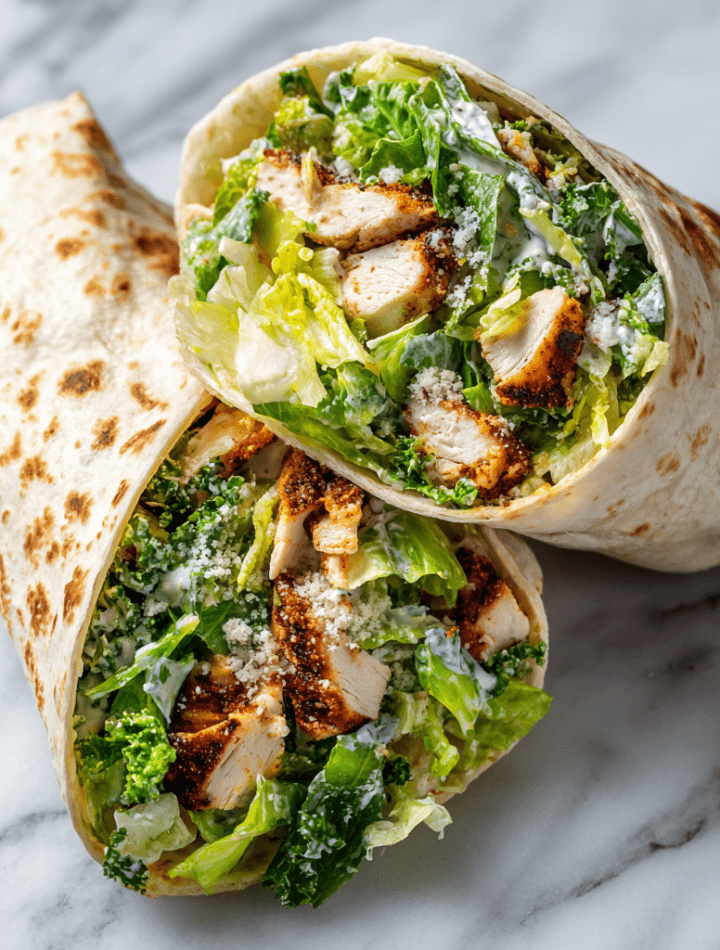 Mexican Chicken Caesar Wrap