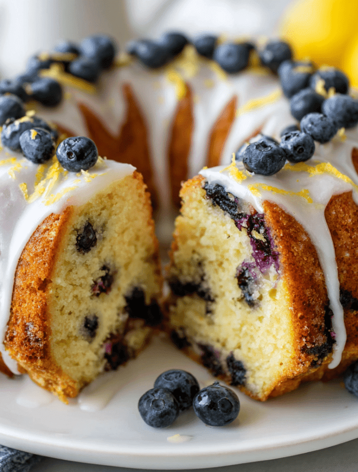 Lemon Blueberry Bundt Cake