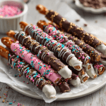 Chocolate-Covered Pretzel Rods