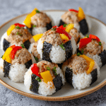 Sweet & Sour Chicken Sushi Balls