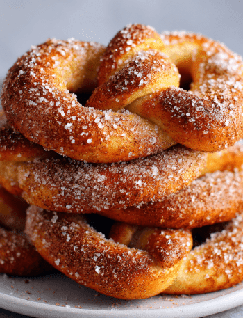 Cinnamon Sugar Soft Pretzels