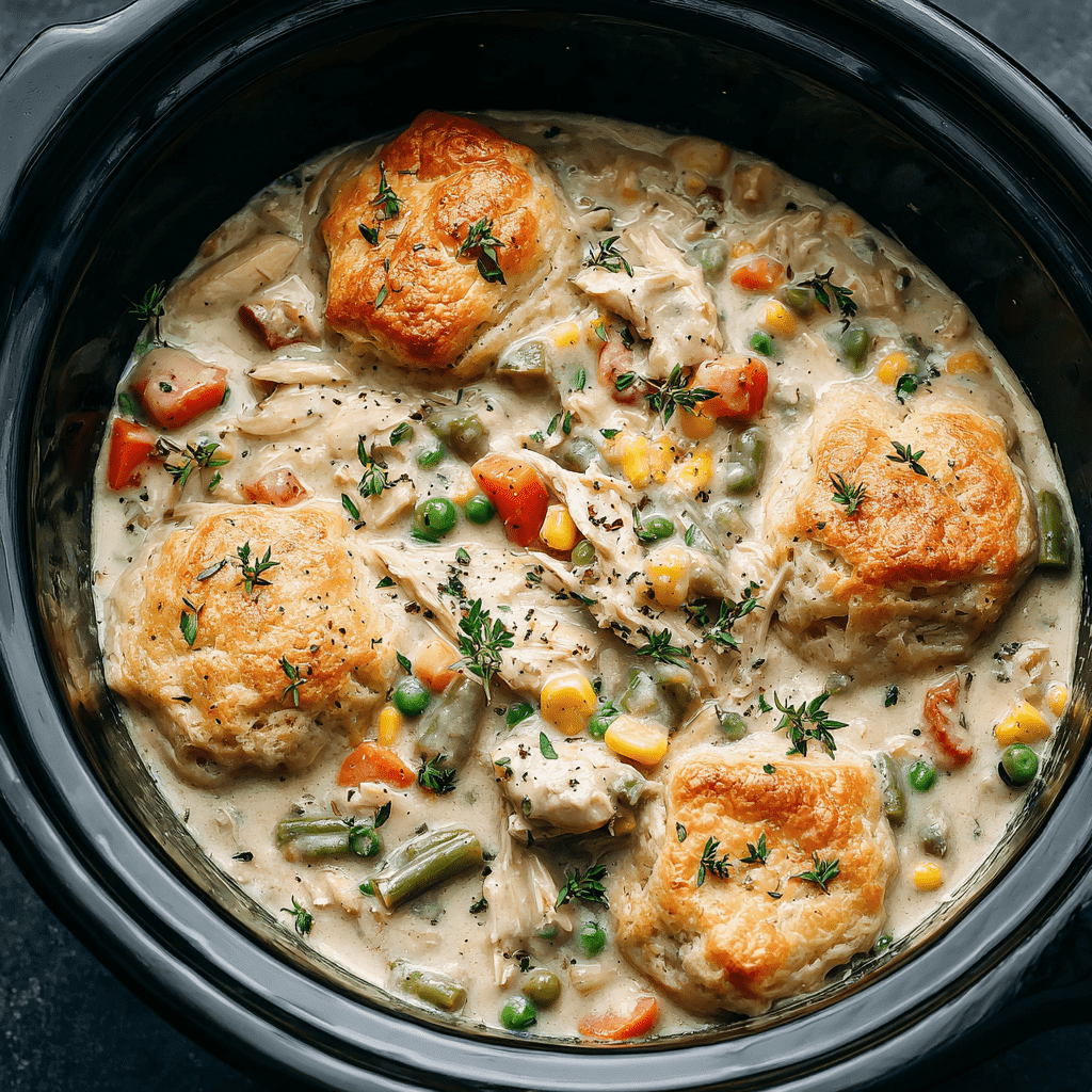 Crockpot Chicken Pot Pie