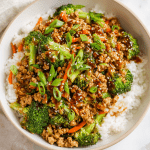 Ground Turkey Teriyaki Stir Fry