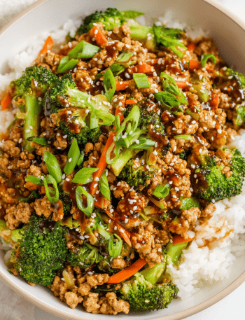 Ground Turkey Teriyaki Stir Fry