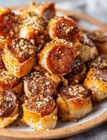 Everything Bagel Kielbasa Bites