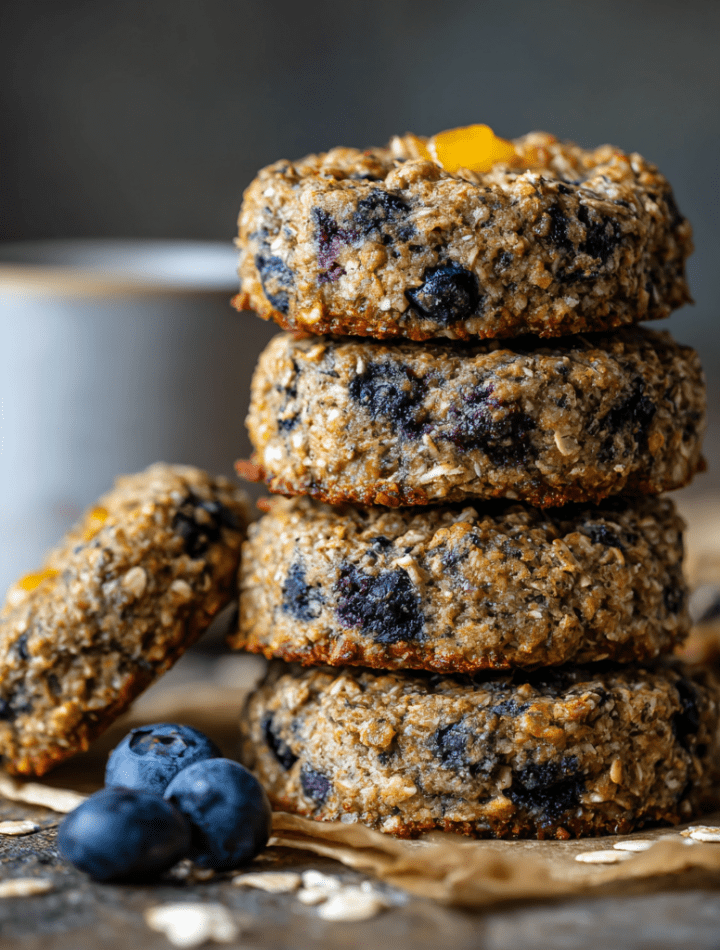 Blueberry Breakfast Cookies