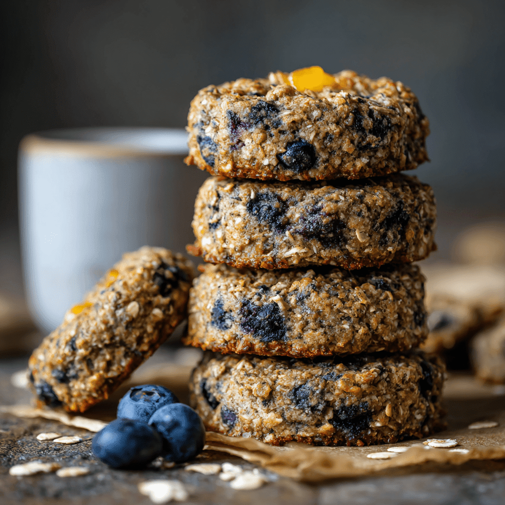 Blueberry Breakfast Cookies