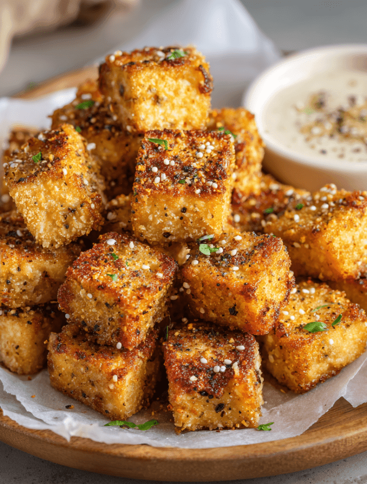 Crispy Baked Tofu Bites