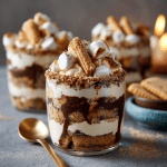 Toasted Marshmallow Tiramisu Cups