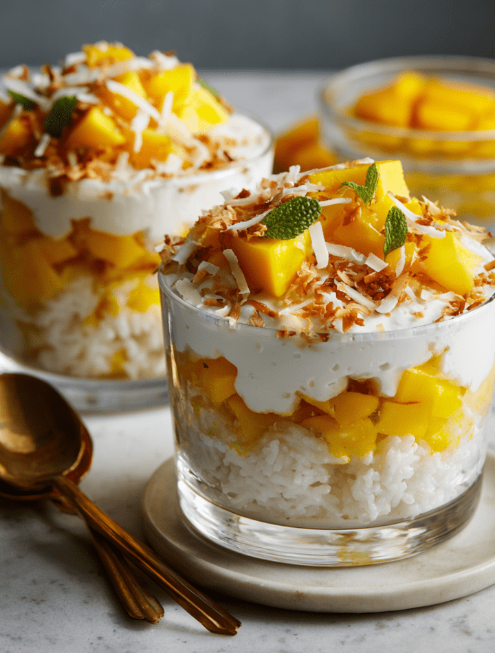 Mango Sticky Rice Trifle