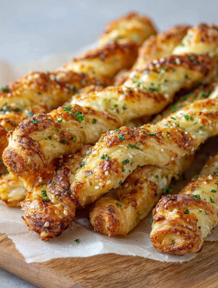Savory Puff Pastry Twists