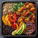 Sheet Pan Chicken Tinga Bowls