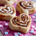 Cinnamon Roll Protein Hearts
