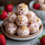 Strawberry Cheesecake Protein Balls