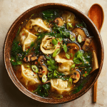 Easy Asian Dumpling Potsticker Soup Recipe