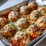 Easy Chicken Parm Meatballs