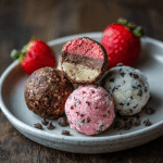 Neapolitan Layered Protein Balls