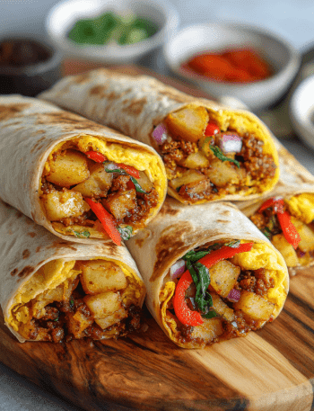 Egg-Free Breakfast-for-Dinner Wraps