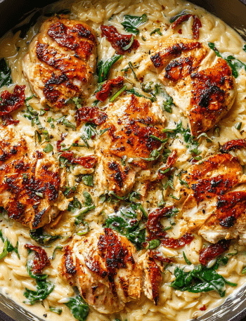 One Pan “Marry Me” Chicken Orzo