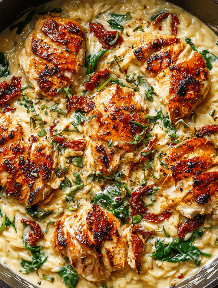 One Pan “Marry Me” Chicken Orzo