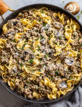 Easy Ground Beef Stroganoff Recipe