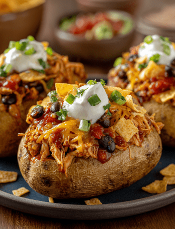 Taco-Stuffed Baked Potatoes