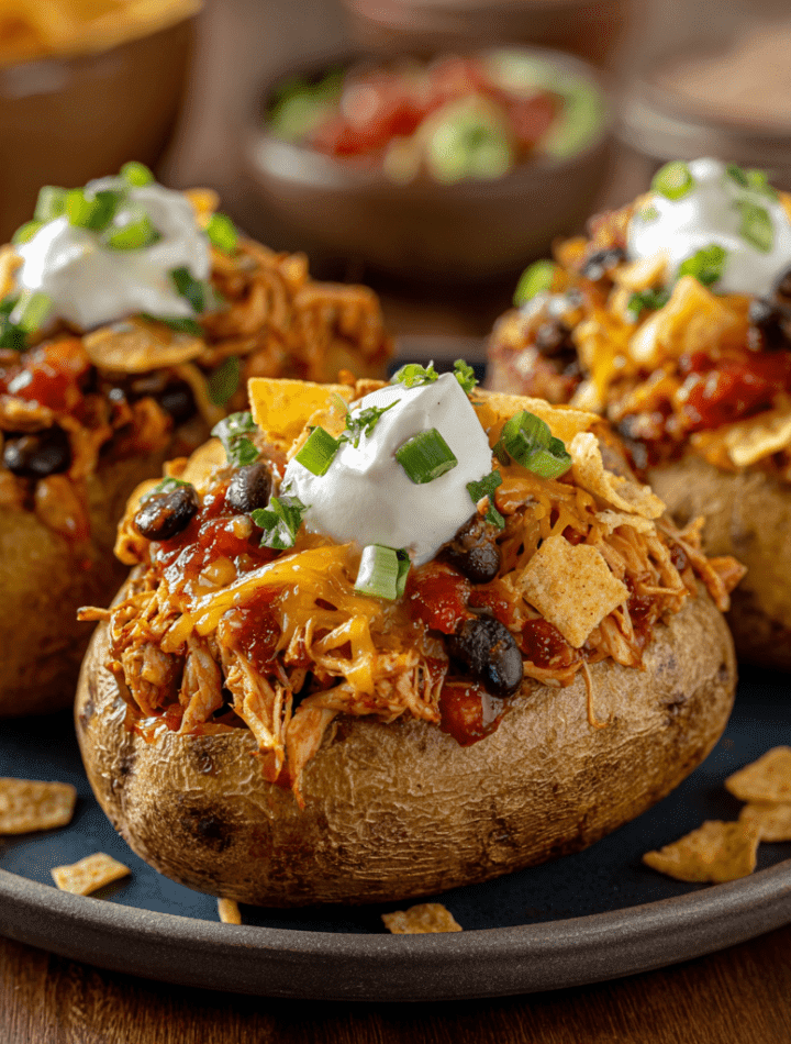 Taco-Stuffed Baked Potatoes