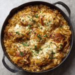 One-Pan French Onion Chicken & Rice