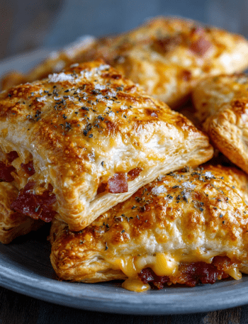 Cheese and Bacon Turnovers