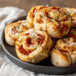 Sourdough Discard Pepperoni & Cheese Pizza Rolls