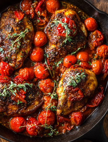 Tomato Confit Chicken Breast
