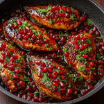 Pomegranate Molasses Chicken Breast