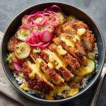 Crispy Chicken Cutlet Bowls