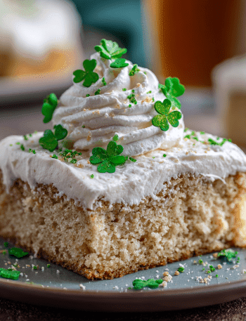 Irish Cream Sheet Cake