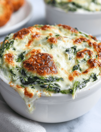 High-Protein Spinach Dip Bowls