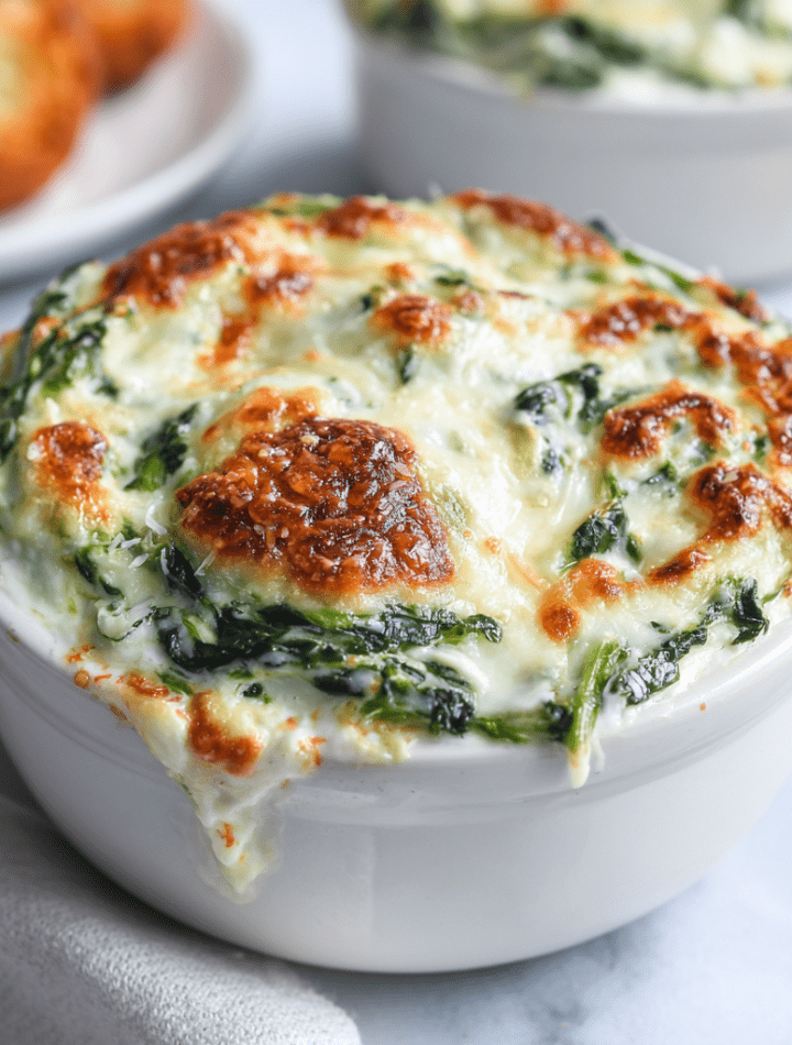 High-Protein Spinach Dip Bowls