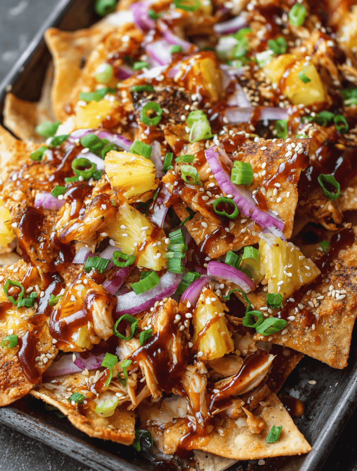 Sweet & Sour Chicken Nachos