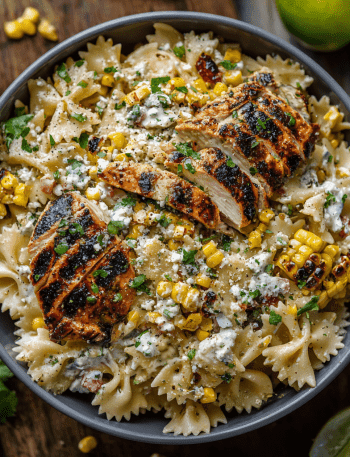 Grilled Chicken & Street Corn Pasta Salad