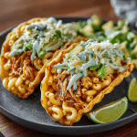 Pasta Tacos with Chipotle Chicken & Mac