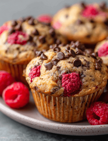 Raspberry Chocolate Chip Muffins
