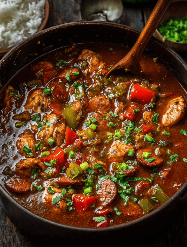Cajun Chicken and Sausage Gumbo