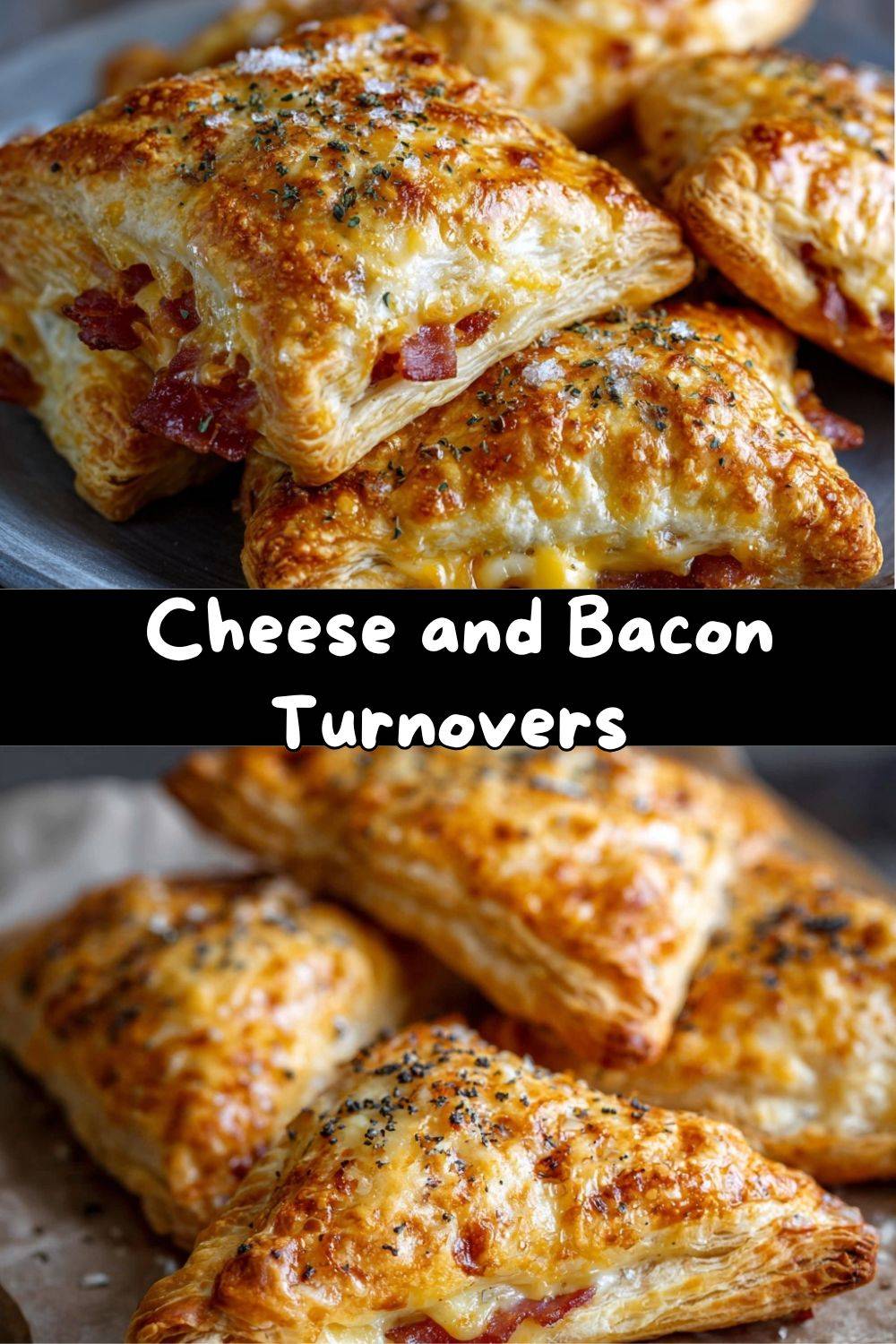 Cheese and Bacon Turnovers