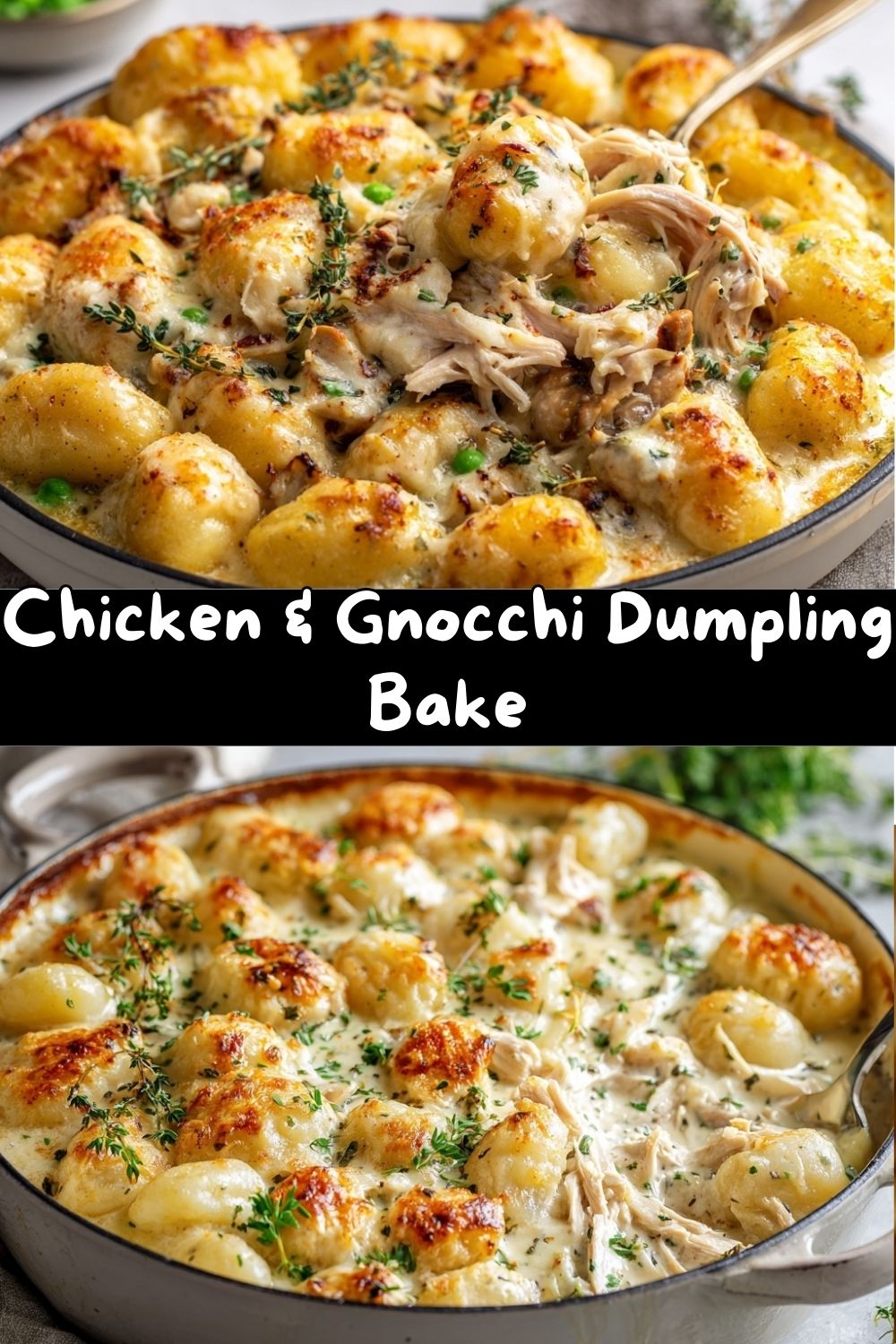 Chicken & Gnocchi Dumpling Bake