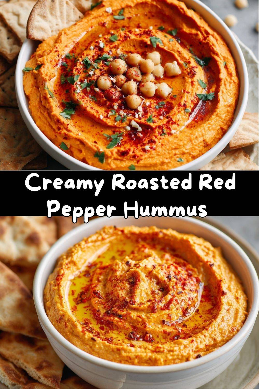 Roasted Red Pepper Hummus
