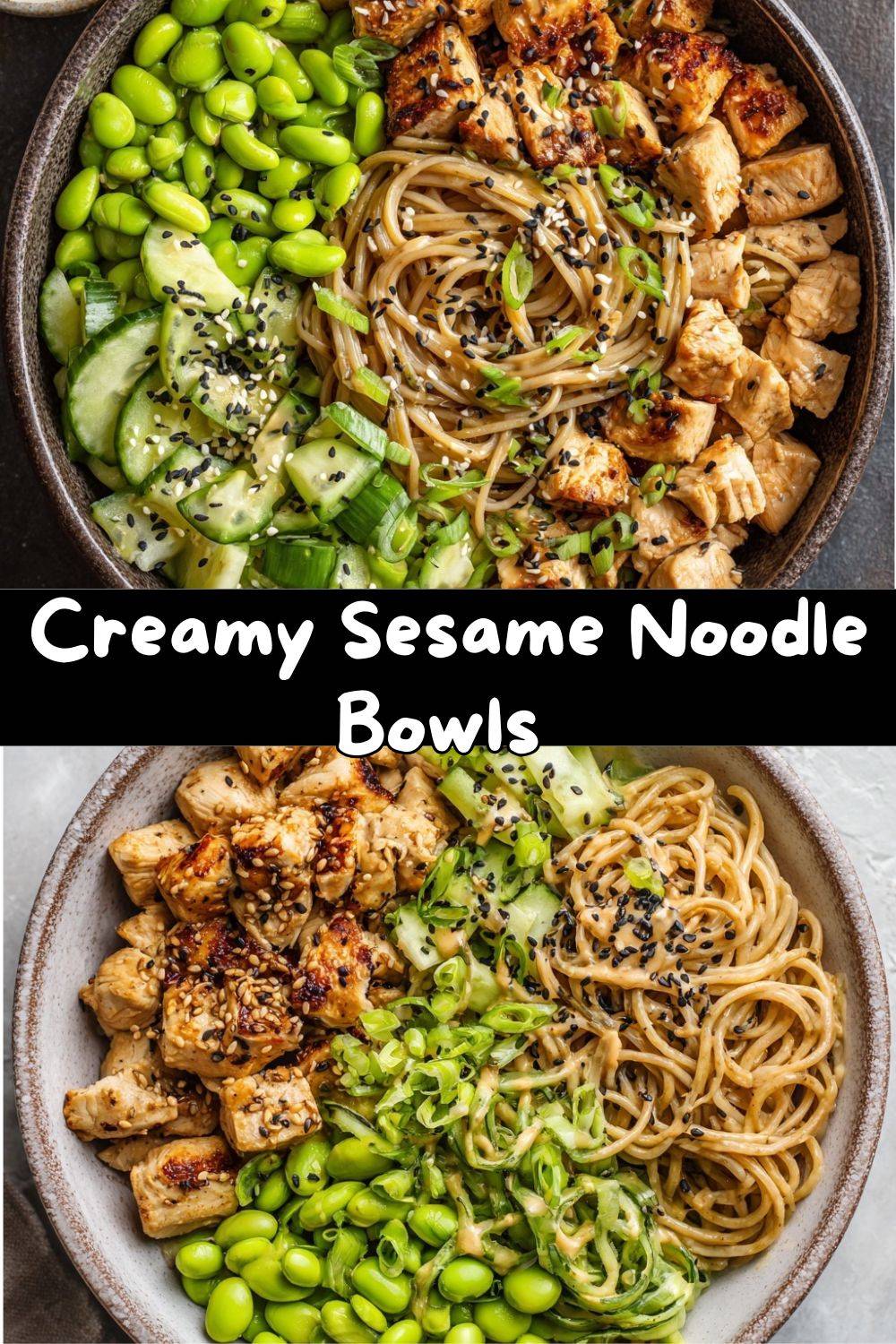 Sesame Noodle Bowls